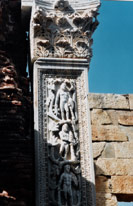 Pilier de la basilique de Leptis Magna
