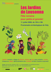 Les Jardins de Lousonna : Fête romaine du 11 juillet 2009